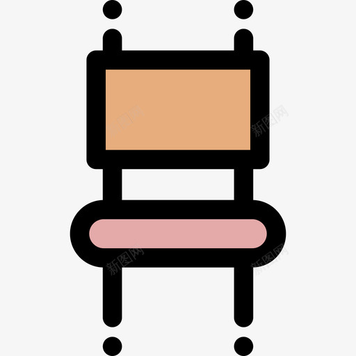 舒适家居用品11线性颜色图标svg_新图网 https://ixintu.com 家居用品11 线性颜色 舒适
