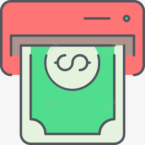Atm购物8彩色图标svg_新图网 https://ixintu.com Atm 彩色 购物8