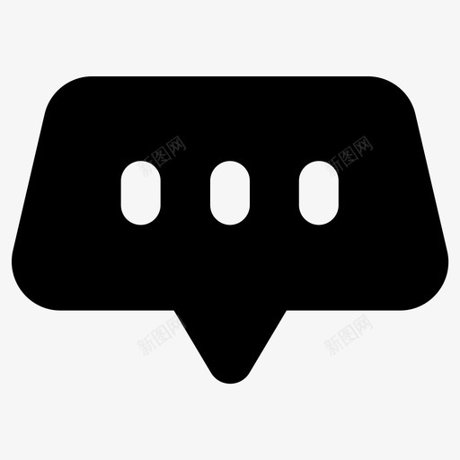 发短信泡泡聊天图标svg_新图网 https://ixintu.com 发短信 泡泡 留言 留言聊天评论泡泡语音说话交谈交谈 聊天 评论