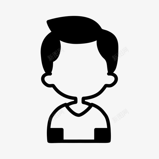 孩子阿凡达男图标svg_新图网 https://ixintu.com 头像不好 孩子 男 简介 阿凡达