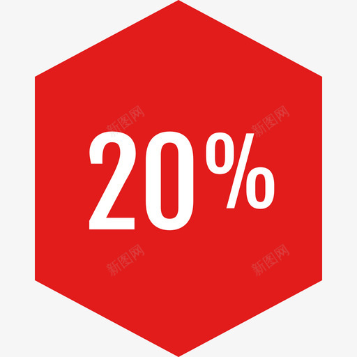 百分比信息图形红色2平坦图标svg_新图网 https://ixintu.com 信息图形红色2 平坦 百分比
