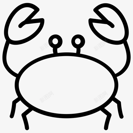 螃蟹碳水化合物龙虾图标svg_新图网 https://ixintu.com 天鹅绒蟹 海洋动物 海鲜 碳水化合物 章鱼字形图标 螃蟹 贝类 龙虾