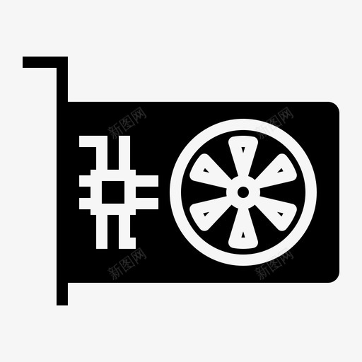 扩展卡显示器gpu图标svg_新图网 https://ixintu.com gpu 声音 扩展卡 显示器 计算机组件