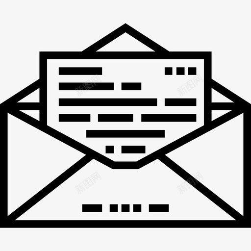 信函通信71直系图标svg_新图网 https://ixintu.com 信函 直系 通信71