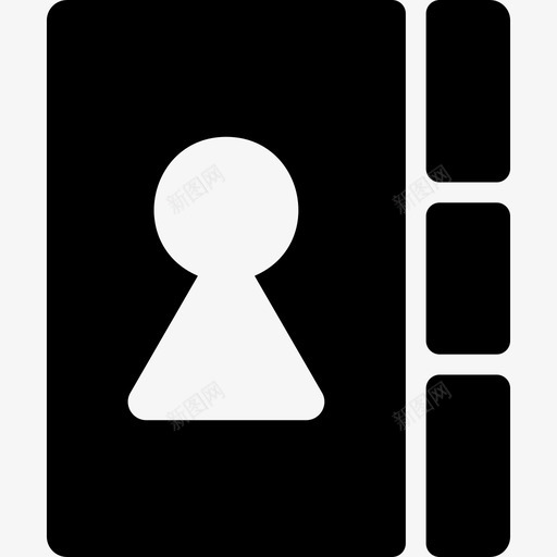 电话簿商务和办公室10已填充图标svg_新图网 https://ixintu.com 商务和办公室10 已填充 电话簿