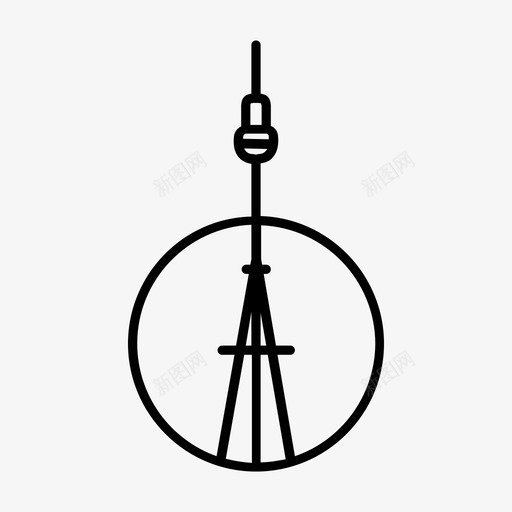 悉尼塔澳大利亚建筑图标svg_新图网 https://ixintu.com 世界建筑 建筑 悉尼塔 澳大利亚