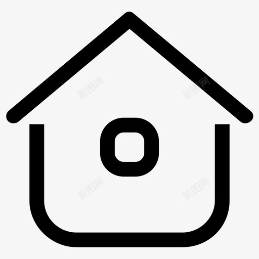 Tab_首页(未选中)svg_新图网 https://ixintu.com Tab_首页(未选中) 首页(2.5) 线性 简约 单色