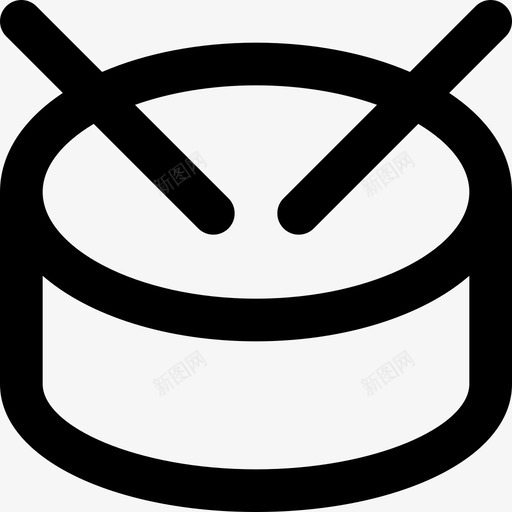 鼓音乐元素4提纲图标svg_新图网 https://ixintu.com 提纲 音乐元素4 鼓