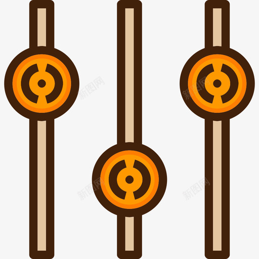 级别音频工具颜色图标svg_新图网 https://ixintu.com 级别 音频工具 颜色