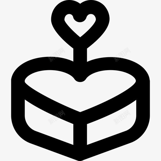 婚礼蛋糕爱情和浪漫7大胆圆形图标svg_新图网 https://ixintu.com 大胆圆形 婚礼蛋糕 爱情和浪漫7