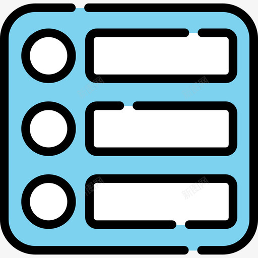 列表电子和web元素集合2线性颜色图标svg_新图网 https://ixintu.com 列表 电子和web元素集合2 线性颜色