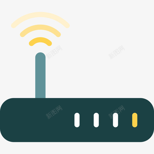 Wifi信号通信和媒体2平坦图标svg_新图网 https://ixintu.com Wifi信号 平坦 通信和媒体2