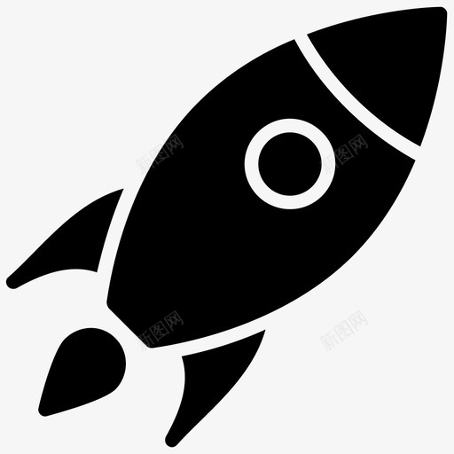 太空探索飞行火箭火箭发射图标svg_新图网 https://ixintu.com 太空探索 宇宙飞船 火箭发射 爱好和兴趣字形图标 飞行火箭