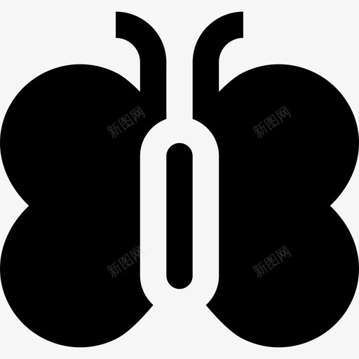 蝶形弹簧3填充图标svg_新图网 https://ixintu.com 填充 弹簧3 蝶形