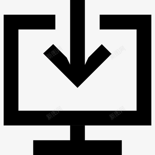 电脑智能手机基本配置线性图标svg_新图网 https://ixintu.com 智能手机基本配置 电脑 线性