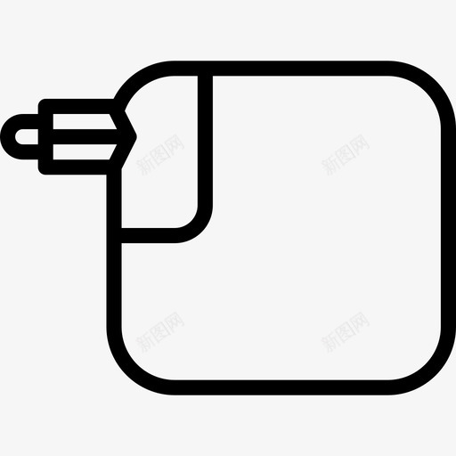插头连接器电缆2线性图标svg_新图网 https://ixintu.com 插头 线性 连接器电缆2