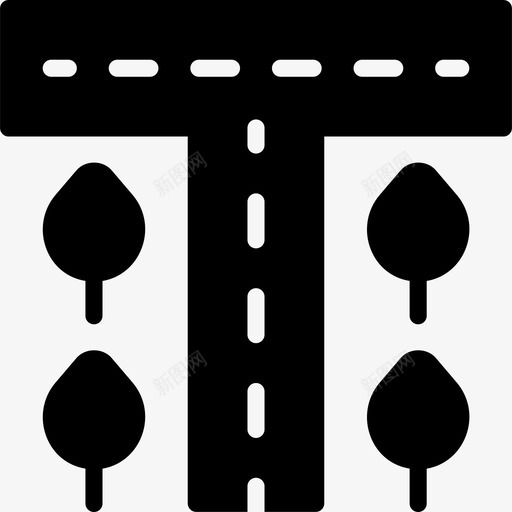 道路城市景观3填充图标svg_新图网 https://ixintu.com 城市景观3 填充 道路