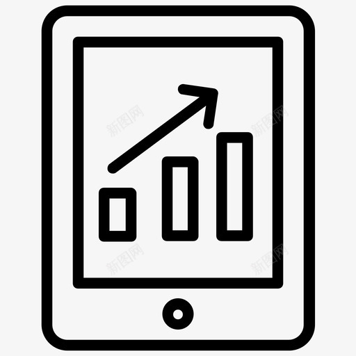 在线演示商务应用程序图形化评估图标svg_新图网 https://ixintu.com 商务应用程序 图形化评估 在线演示 增长图 市场增长 营销策略线图标