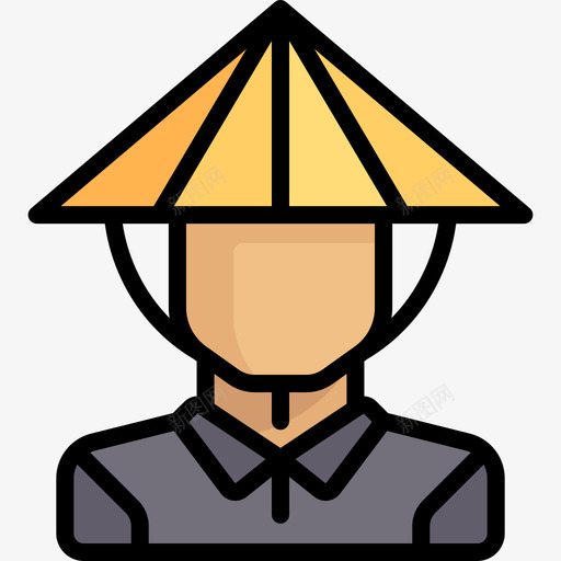 中国中国5线颜色图标svg_新图网 https://ixintu.com 中国 中国5 线颜色