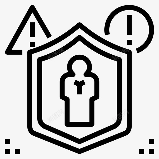 保险担保保护图标svg_新图网 https://ixintu.com 保护 保险 安全 担保 防护 风险 风险管理