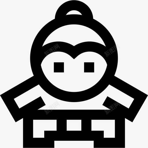 日本利基市6直系图标svg_新图网 https://ixintu.com 日本利基市6 直系