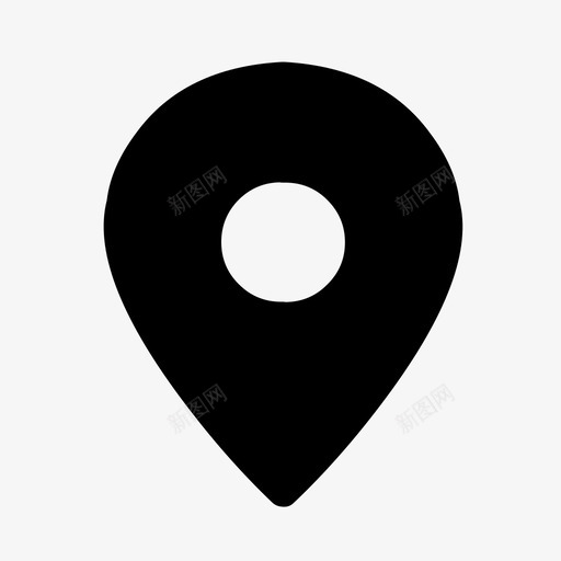 地图点位置标记图标svg_新图网 https://ixintu.com 位置 图钉 地图点 标记