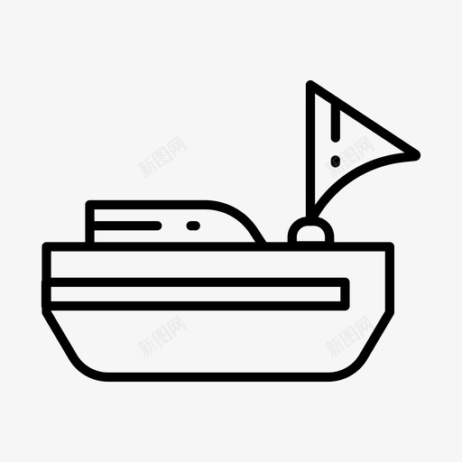 帆船船运输图标svg_新图网 https://ixintu.com 帆船 船 车辆 运输