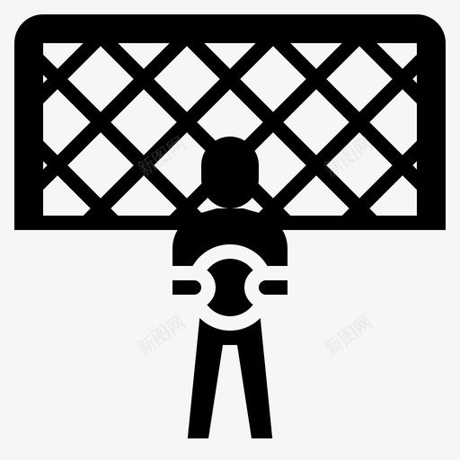 守门员足球比赛图标svg_新图网 https://ixintu.com 守门员 扑救 比赛 球员 足球 足球字形