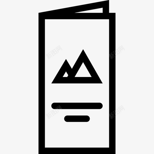 传单品牌2线性图标svg_新图网 https://ixintu.com 传单 品牌设计2 线性