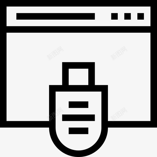 浏览器网页开发4线性图标svg_新图网 https://ixintu.com 浏览器 线性 网页设计开发4