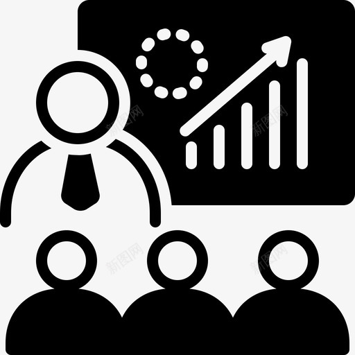 培训董事会教练图标svg_新图网 https://ixintu.com 专业人士 培训 教练 董事会 领导