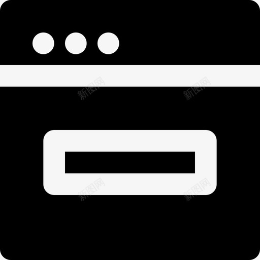 浏览器用户界面15实心图标svg_新图网 https://ixintu.com 实心 浏览器 用户界面15