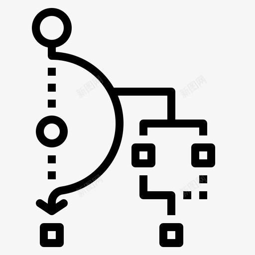 工作流程业务财务图标svg_新图网 https://ixintu.com 业务 启动大纲 工作流程 搜索引擎优化 组织 财务