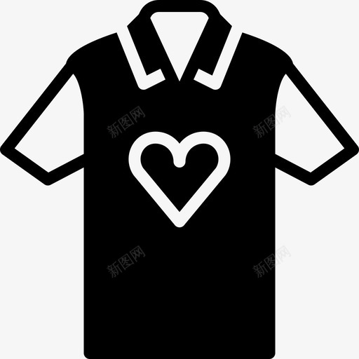 衬衫男装2填充图标svg_新图网 https://ixintu.com 填充 男装2 衬衫