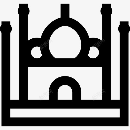 在玛哈路标7线性图标svg_新图网 https://ixintu.com 在玛哈 线性 路标7