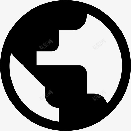 地球网格行星图标svg_新图网 https://ixintu.com 地球 网格 网络 行星