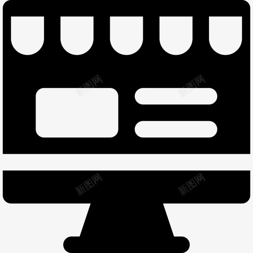 网上商店购物和商业11已满图标svg_新图网 https://ixintu.com 已满 网上商店 购物和商业11