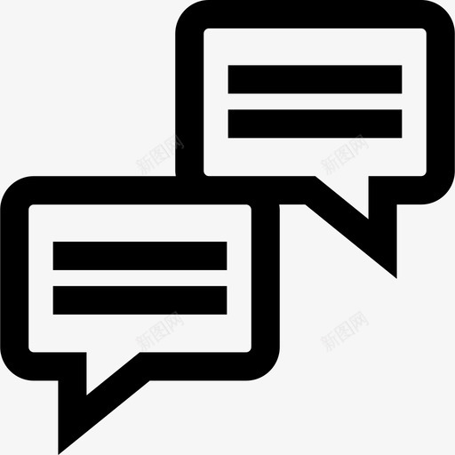 聊天网络和搜索引擎优化线性图标svg_新图网 https://ixintu.com 线性 网络和搜索引擎优化 聊天