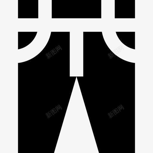 牛仔裤衣服19填充物图标svg_新图网 https://ixintu.com 填充物 牛仔裤 衣服19