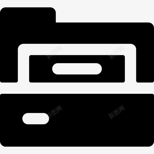 文件夹银行和财务5已填充图标svg_新图网 https://ixintu.com 已填充 文件夹 银行和财务5