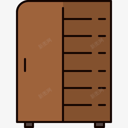 壁橱家具10颜色128px图标svg_新图网 https://ixintu.com 壁橱 家具10 颜色128px