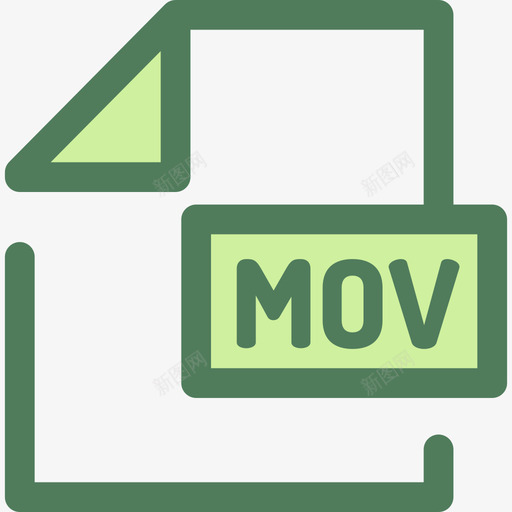 Mov文件和文件夹9verde图标svg_新图网 https://ixintu.com Mov verde 文件和文件夹9