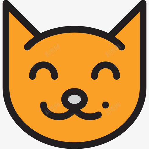 猫宠物店6线性颜色图标svg_新图网 https://ixintu.com 宠物店6 猫 线性颜色