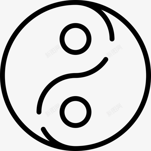 阴阳印度3直系图标svg_新图网 https://ixintu.com 印度3 直系 阴阳