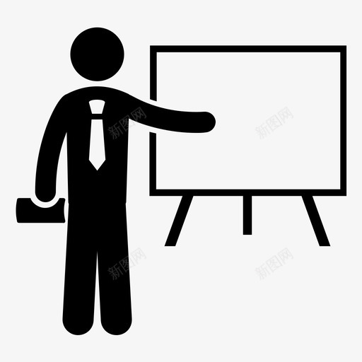 班主任男教师教授图标svg_新图网 https://ixintu.com 学校字形图标 学校教师 教师教学 教授 班主任 男教师