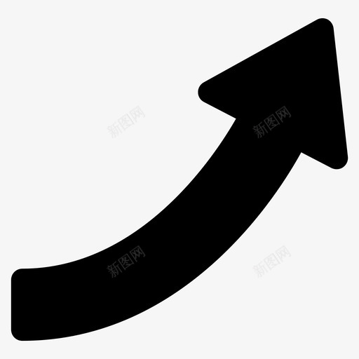 箭头点指向图标svg_新图网 https://ixintu.com 向上 基本箭头 指向 点 箭头
