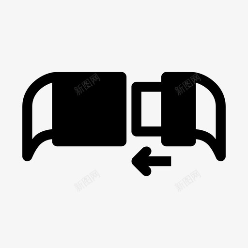 安全带汽车座椅图标svg_新图网 https://ixintu.com 安全 安全带 座椅 汽车 车辆