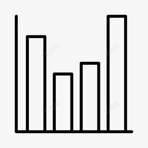 柱状图分析业务图标svg_新图网 https://ixintu.com 业务 分析 图表 柱状图