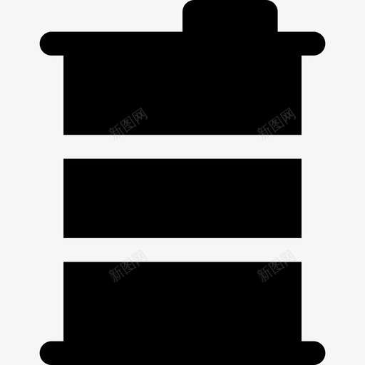 桶加油站2已填充图标svg_新图网 https://ixintu.com 加油站2 已填充 桶
