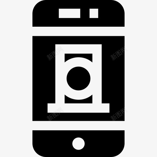 智能手机银行和金融8已填充图标svg_新图网 https://ixintu.com 已填充 智能手机 银行和金融8